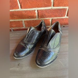 Anthropologie Matisse Deeds Distressed Leather Oxford SZ 9